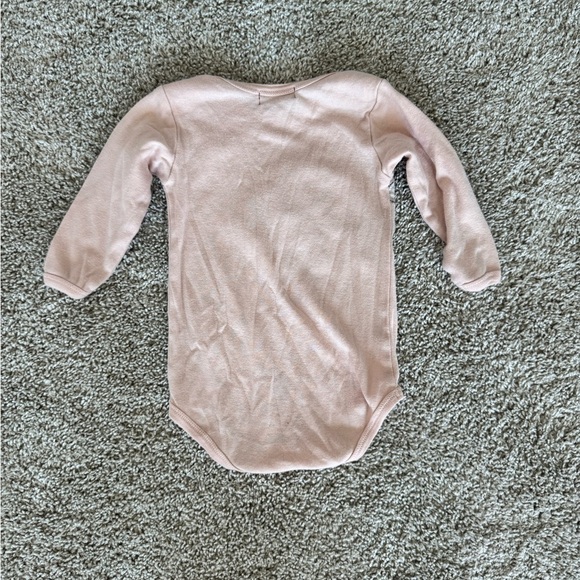 Milkbarn Baby Elephant Long-Sleeve Bodysuit - Size 6-12 Months - Picture 2 of 6